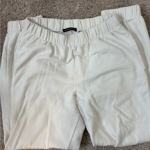 Brandy Melville Cream Sweatpants
